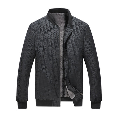 Men's quilted bomber jacket