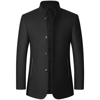 Men's casual trench coat jacket