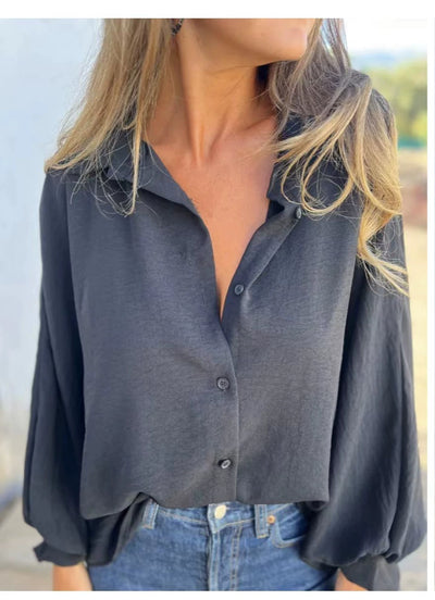 Minimalist Ruffled Shirt for Women