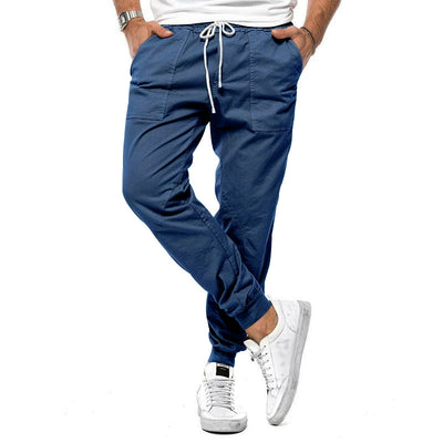 Men’s Jogger Pants - Relaxed Fit - Tapered Leg - Drawstring Waist - Elastic Cuffs