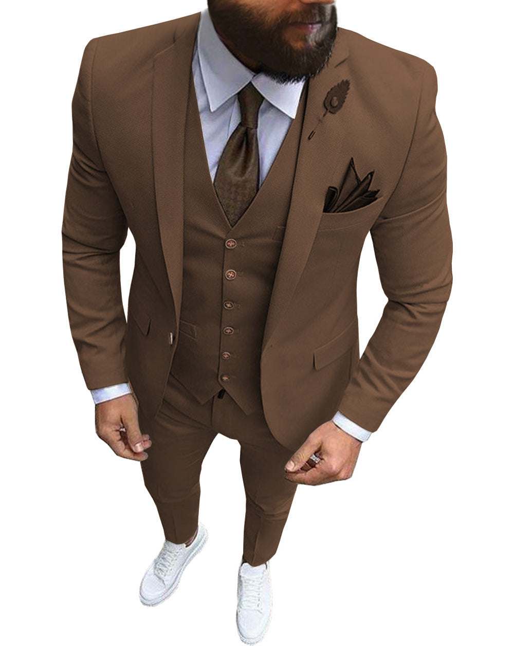Men's Classic Fit Suit - Comfortable Formal Wear for Men