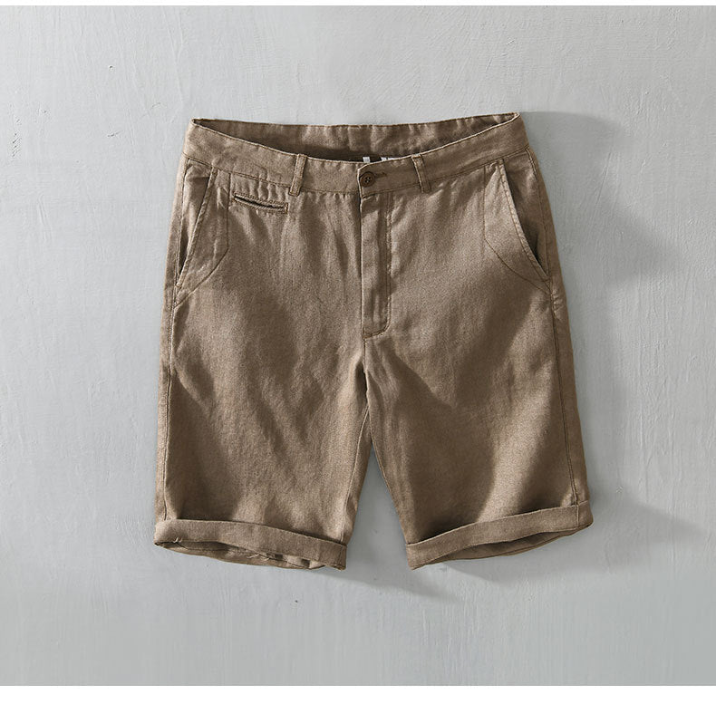 Men’s Casual Shorts  – Relaxed Fit – Knee Length with Pockets