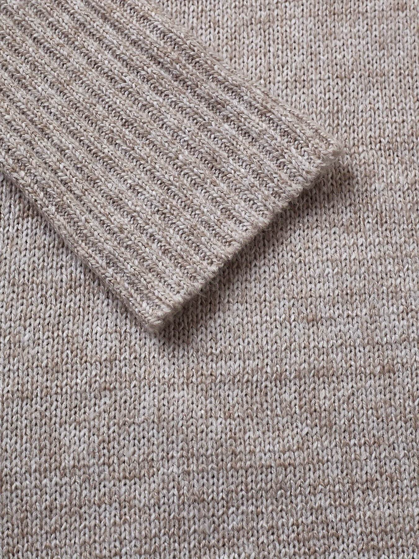 Women's Knitted Sweater Dress - Wrap V-Neck - Long Sleeve - Button Detail - Bodycon Fit