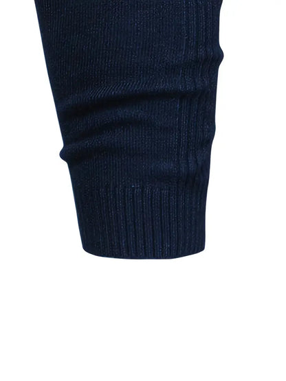 Men's casual pullover with turtleneck for men