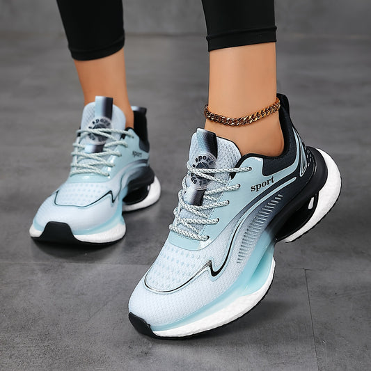 Sports sneakers with cushioned sole for women