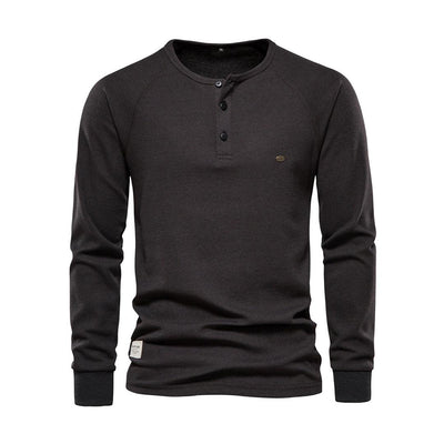 Men's Classic Long Sleeve Casual Shirt - Button-Up