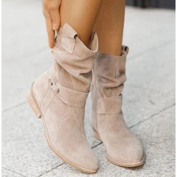 Lana stylish ankle boots with a low heel