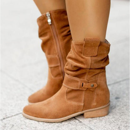 Lana stylish ankle boots with a low heel