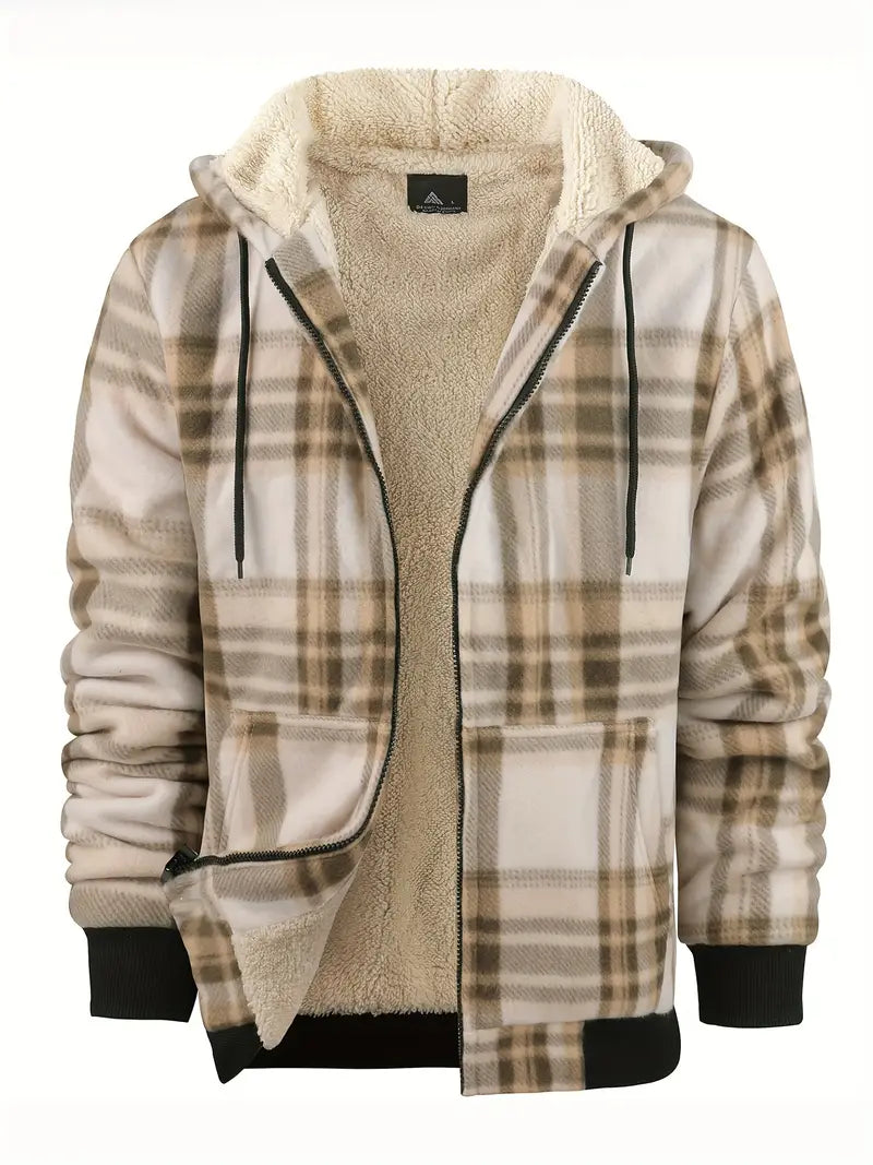 Winter Warm Fleece Lined Jacket | Stylish Durable Polyester Outer Layer