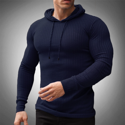 Men's sweater with slim knit