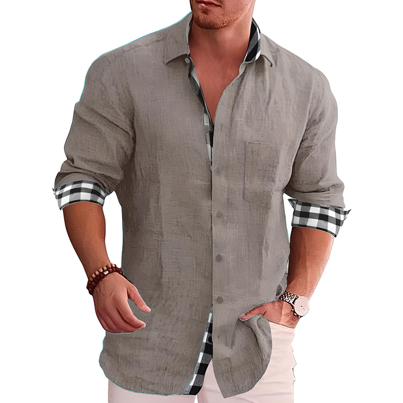 Men’s Winter Shirt with Elegant Fit and Comfortable Design