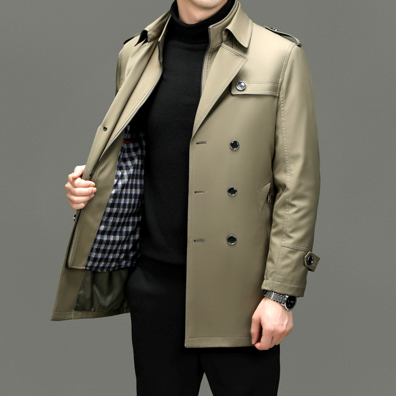 Double core jacket long sleeves for men