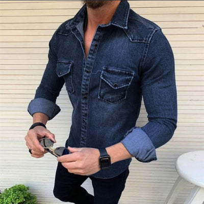 Denim Shirt | Sustainable Slim Fit for Casual and Smart Looks