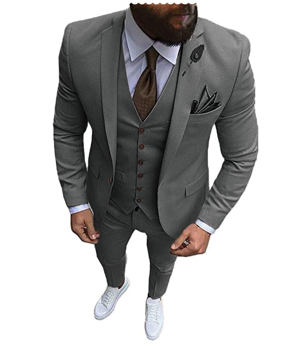 Men's Classic Fit Suit - Comfortable Formal Wear for Men