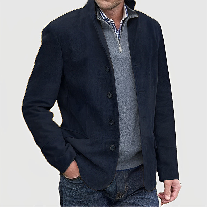 Men's Jacket - Single-Breasted - Classic Casual Design