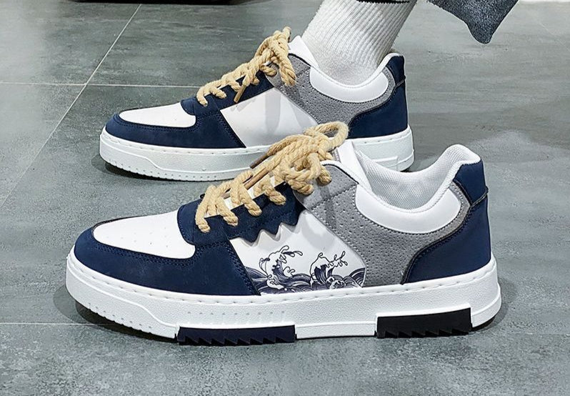 Men's stylish anti-slip lace-up shoes
