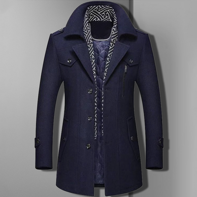 Men's stylish shawl collar coat