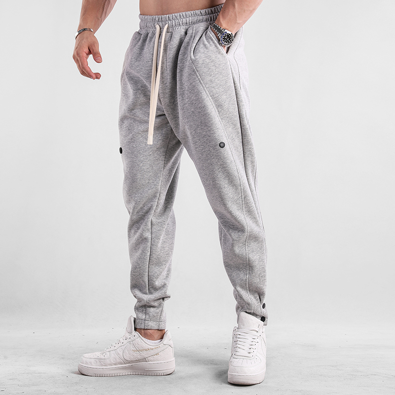 Men's casual sports pants with elastic waistband