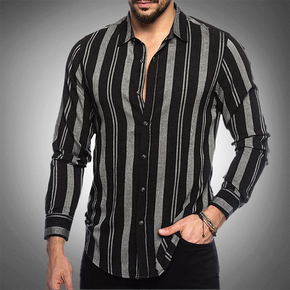 Men's classic striped shirt