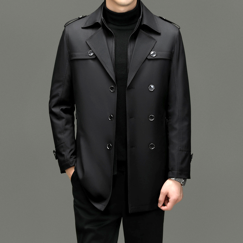 Double core jacket long sleeves for men