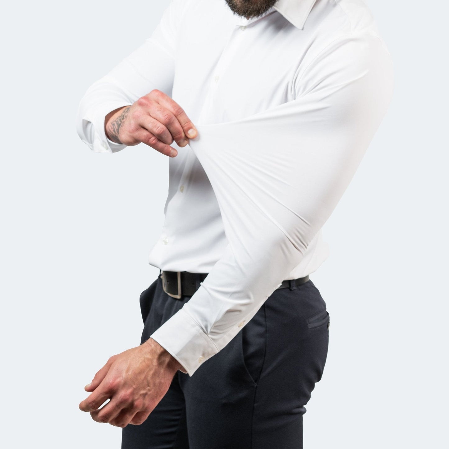 Men's Wrinkle-Free Stretch Shirt - Breathable and Comfortable