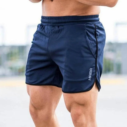 Men’s Swim Trunks – Slim Fit – Quick Dry Stretch – Mid-Thigh – Elastic Waistband
