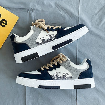Men's stylish anti-slip lace-up shoes