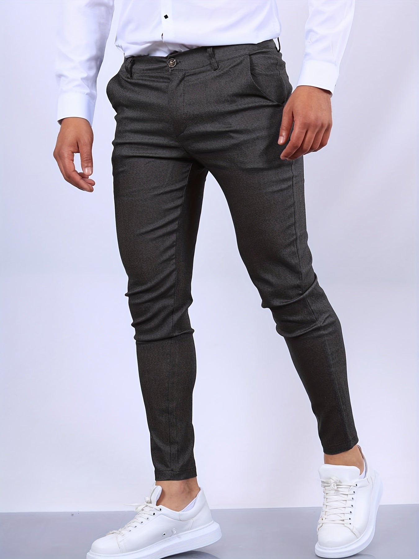 Men's soft slim fit pants for men