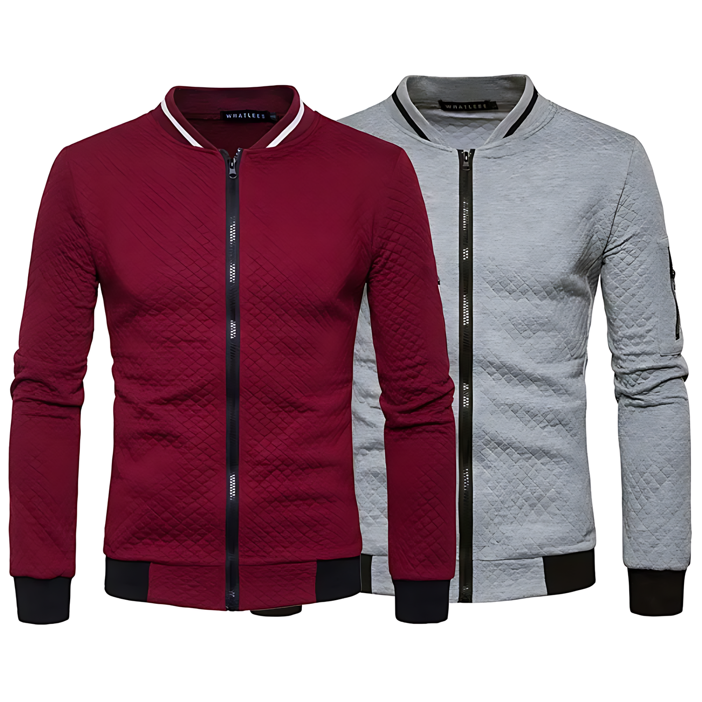 Men's Bomber Jacket - Lightweight, Breathable, All-Season Athleisure Style