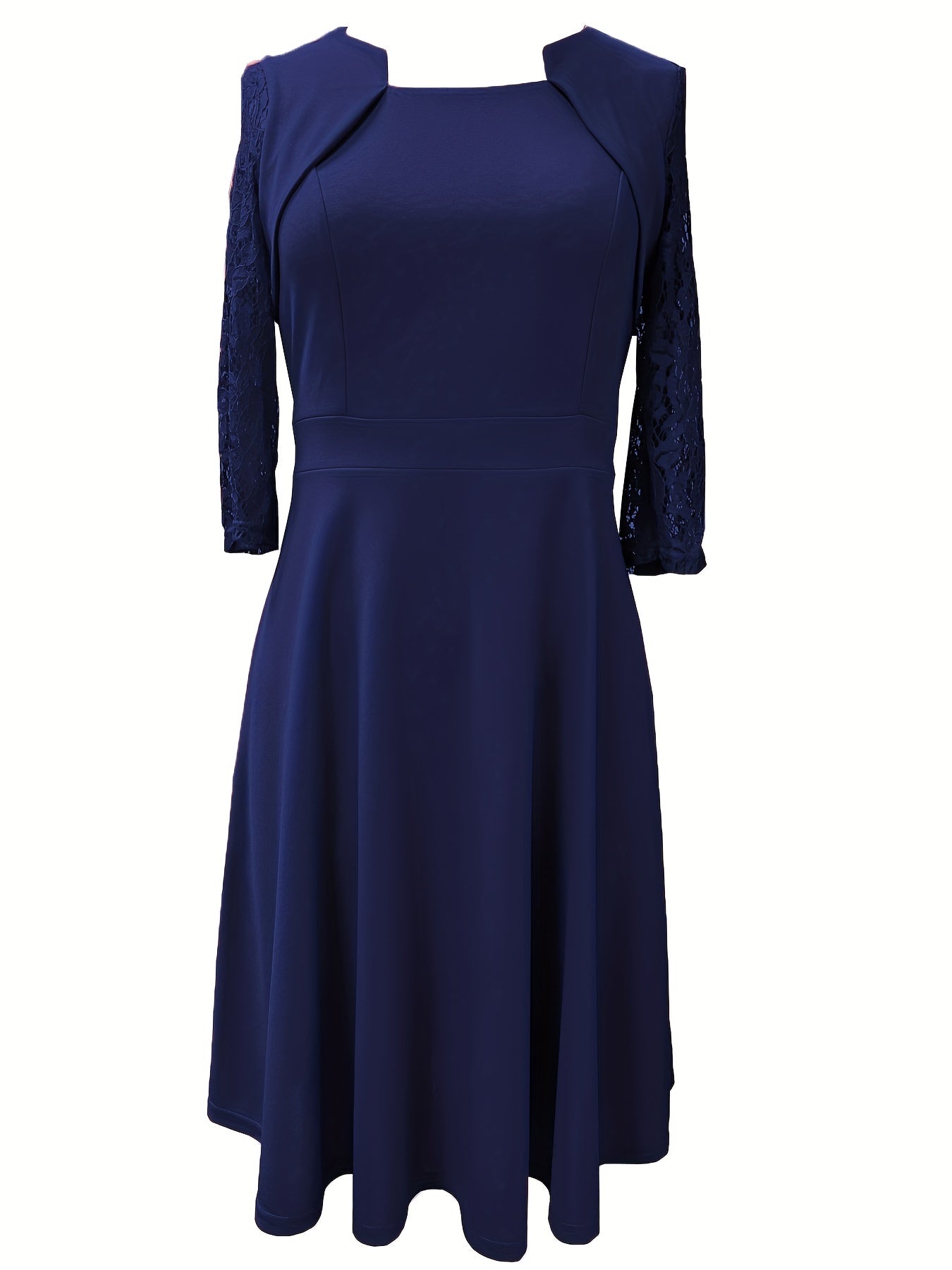 Elegant Women's Dress with Lace Detail - Perfect for Formal Occasions