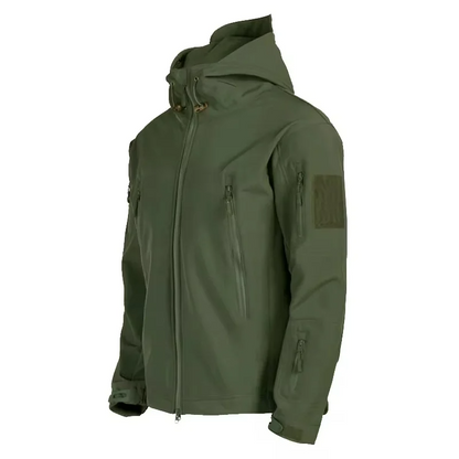 Men’s Tactical Jacket – Waterproof – Windproof – Hooded – Multi-Pocket – Reinforced Seams