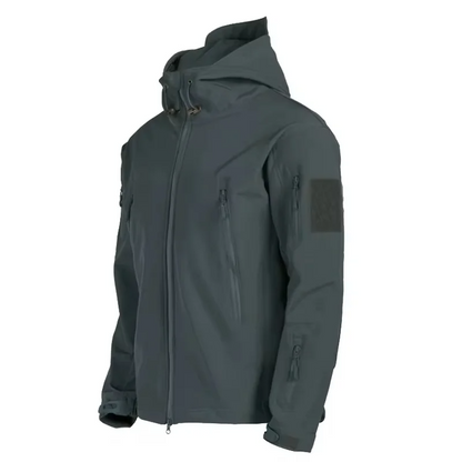 Men’s Tactical Jacket – Waterproof – Windproof – Hooded – Multi-Pocket – Reinforced Seams