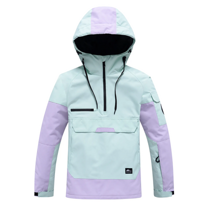 Women’s Hooded Jacket – Water Resistant – Pullover Style – Adjustable Fit – Multiple Pockets