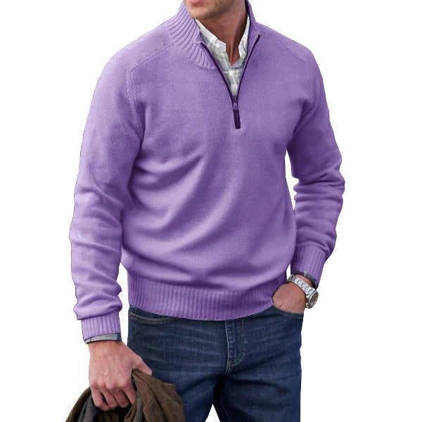 Men's zip sweater