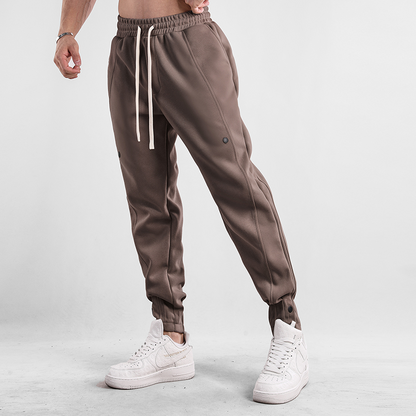 Men's casual sports pants with elastic waistband