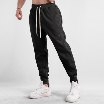 Men's casual sports pants with elastic waistband