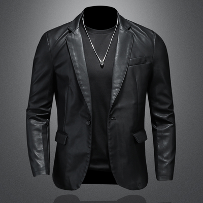 Men's jacket with turned-up collar