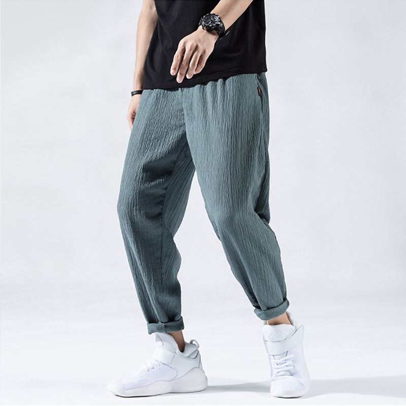 Men's elastic waist breathable casual outdoor pants