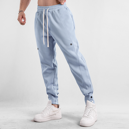 Men's casual sports pants with elastic waistband