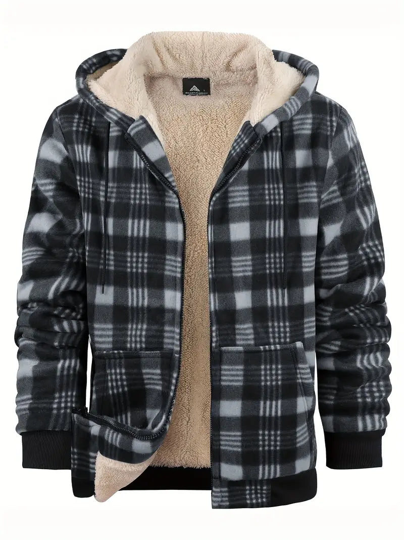 Winter Warm Fleece Lined Jacket | Stylish Durable Polyester Outer Layer