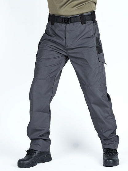 Men’s Cargo Pants - Durable Fabric - Multi-Pocket Utility - Relaxed Fit Workwear