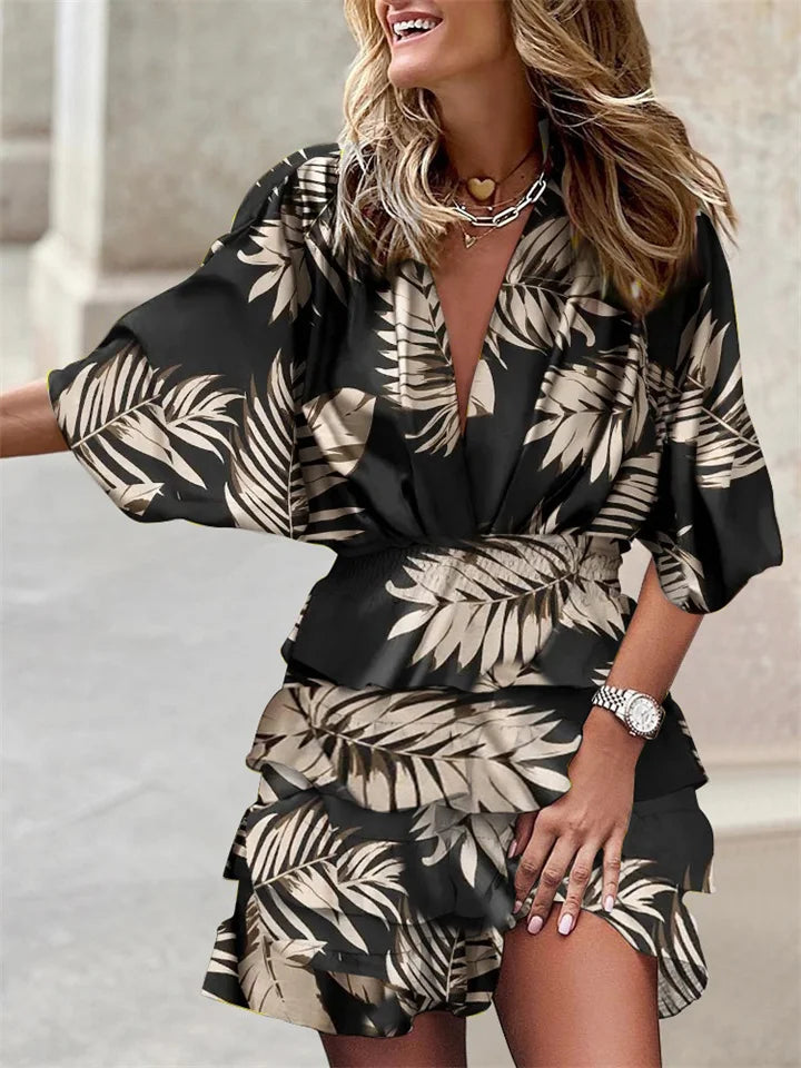 Women's Long Sleeve Summer Dress - Modern Casual Flowy Style