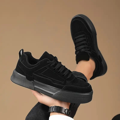 Men’s Casual Sneakers - Lace-Up Low-Top - Comfortable Rubber Sole