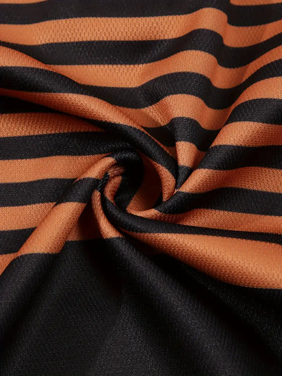 Men’s Polo Shirt - Slim Fit - Striped Design - Short Sleeve Casual Wear