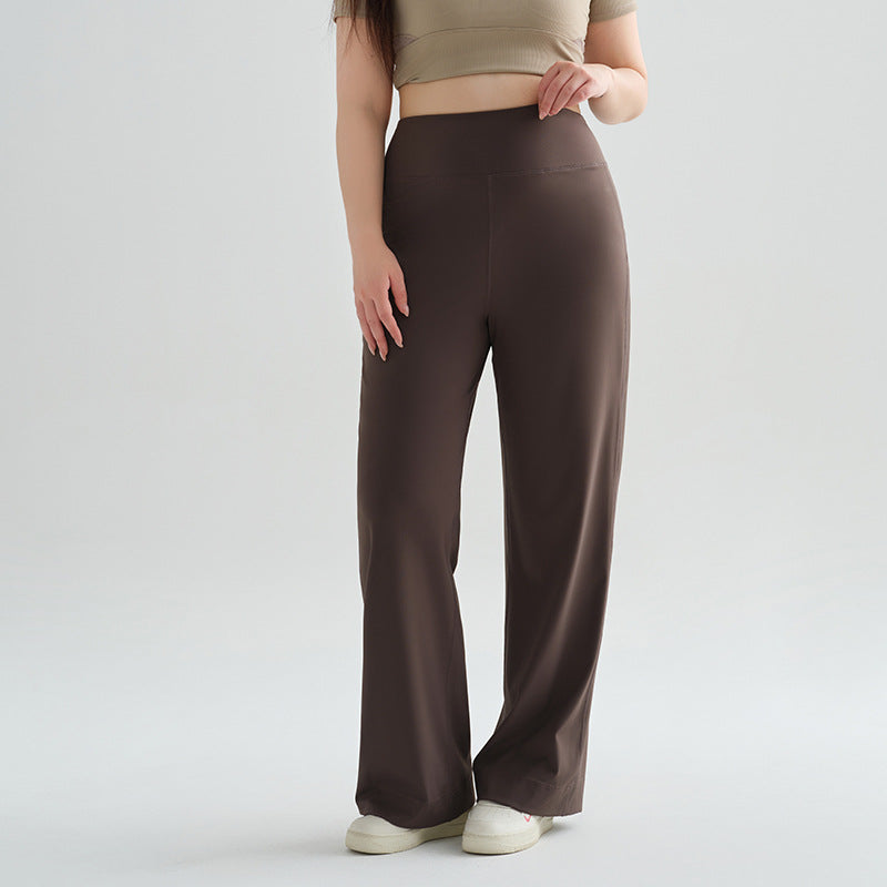 Women's wide-leg high-waisted pants