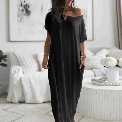 Elegant Maxi Dress | Soft Fabric, Versatile Design, Formal Wear for Women