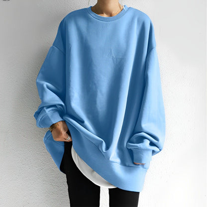 Women's oversized pullover sweatshirt