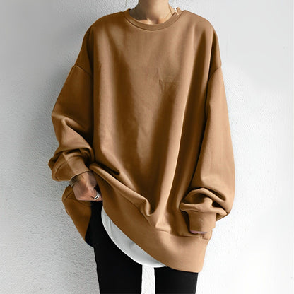 Women's oversized pullover sweatshirt