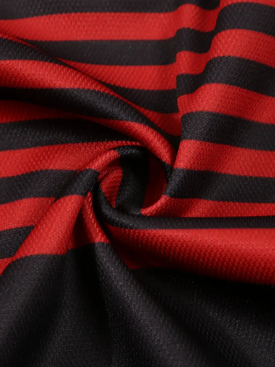 Men’s Polo Shirt - Slim Fit - Striped Design - Short Sleeve Casual Wear