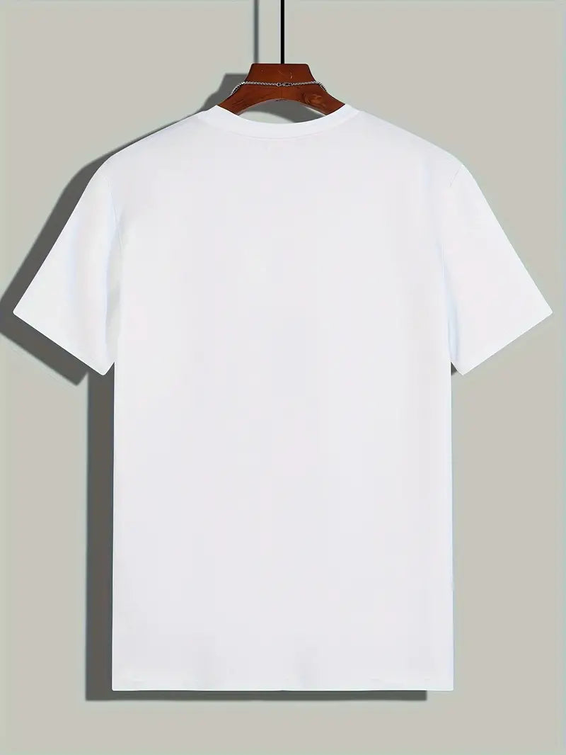 Men’s Color Block T-Shirt - Crew Neck - Short Sleeve - Casual Breathable Fit